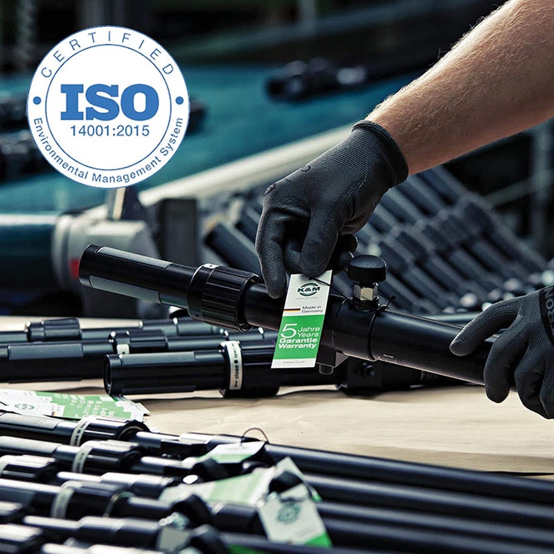 KM K&M KÃ¶nig & Meyer 23600.500.55 Microphone Bar Mount Up to Four Mics or Boom Arms | â…â€ Threaded Connector | Swivels 360Â° | All One Piece | Steel Construction Made in Germany Black - EU Version - Image 2